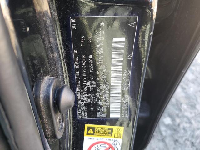 5TDJKRFH9GS278743 - 2016 TOYOTA HIGHLANDER XLE 黑色 照片 13