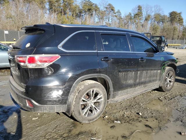 5TDJKRFH9GS278743 - 2016 TOYOTA HIGHLANDER XLE 黑色 照片 3