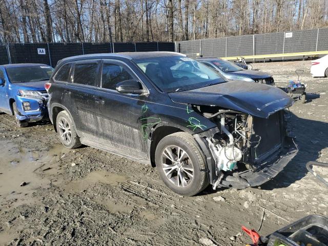 5TDJKRFH9GS278743 - 2016 TOYOTA HIGHLANDER XLE 黑色 照片 4