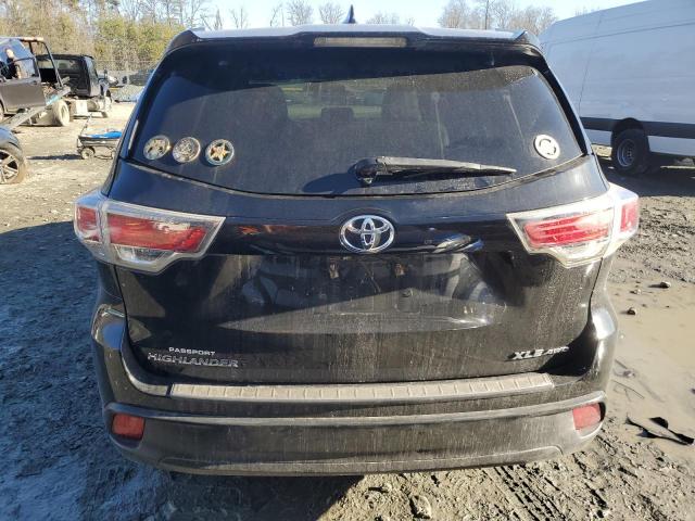 5TDJKRFH9GS278743 - 2016 TOYOTA HIGHLANDER XLE 黑色 照片 6