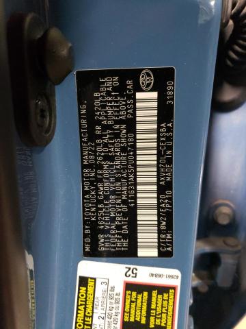 4T1G31AK5PU047180 - 2023 TOYOTA CAMRY SE NIGHT SHADE BLUE photo 12