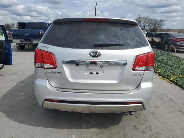 5XYKWDA22DG325280 - 2013 KIA SORENTO SX SILVER photo 6