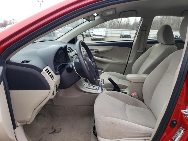 JTDBU4EE3B9168691 - 2011 TOYOTA COROLLA BASE RED photo 7