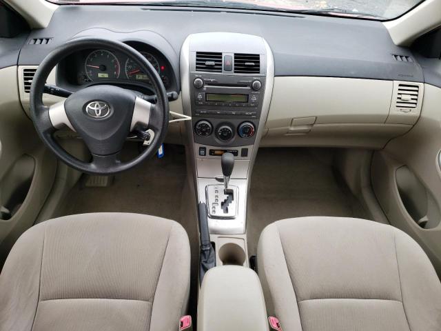 JTDBU4EE3B9168691 - 2011 TOYOTA COROLLA BASE RED photo 8