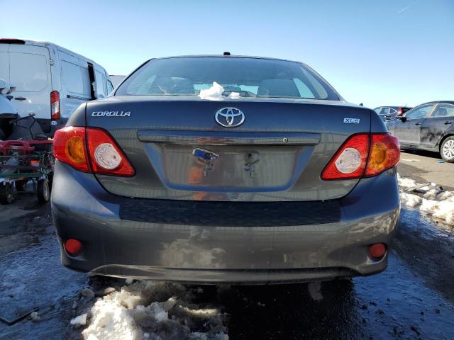 1NXBU40E19Z158204 - 2009 TOYOTA COROLLA BASE GRAY photo 6