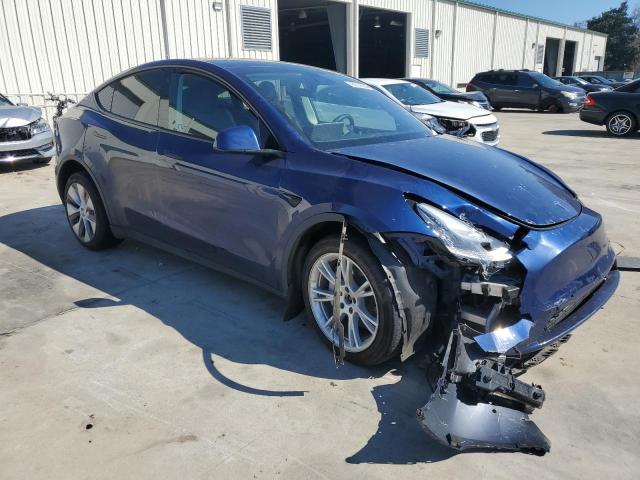 7SAYGDEE0NF356650 - 2022 TESLA MODEL Y BLUE photo 4