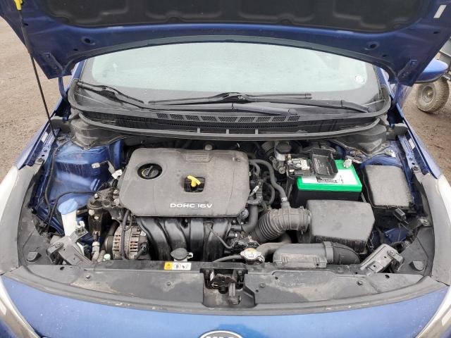 3KPFK4A78HE046380 - 2017 KIA FORTE LX BLUE photo 11