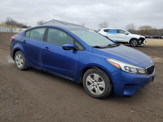 3KPFK4A78HE046380 - 2017 KIA FORTE LX BLUE photo 4