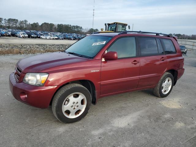 2005 TOYOTA HIGHLANDER LIMITED, 