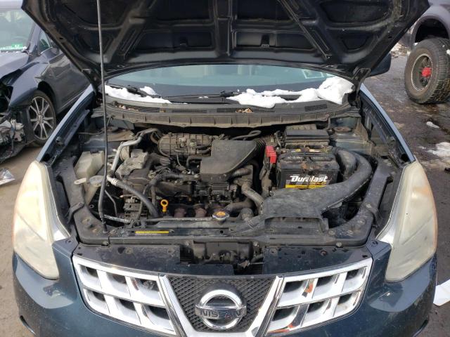 JN8AS5MV2CW717278 - 2012 NISSAN ROGUE S BLACK photo 12