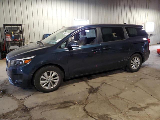 KNDMB5C18H6245327 - 2017 KIA SEDONA LX BLUE photo 1