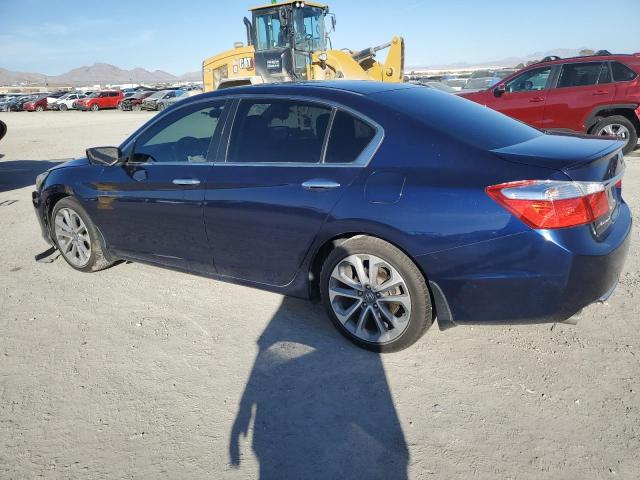 1HGCR2F54DA012946 - 2013 HONDA ACCORD SPORT BLUE photo 2