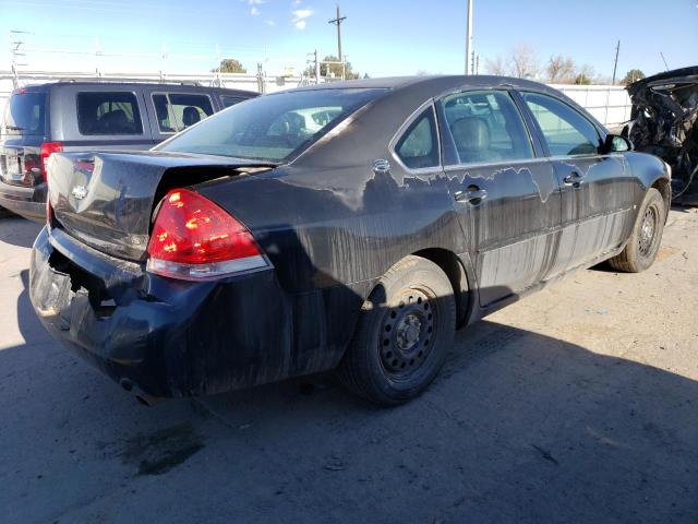 2G1WS581569354134 - 2006 CHEVROLET IMPALA POLICE BLACK photo 3