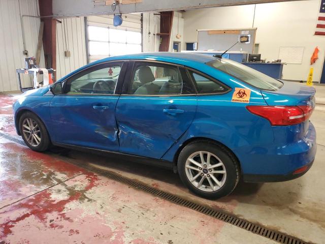 1FADP3F29FL279405 - 2015 FORD FOCUS SE BLUE photo 2