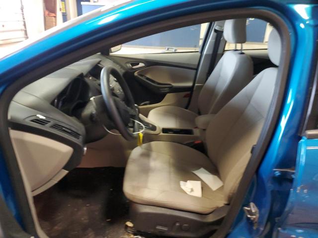 1FADP3F29FL279405 - 2015 FORD FOCUS SE BLUE photo 7