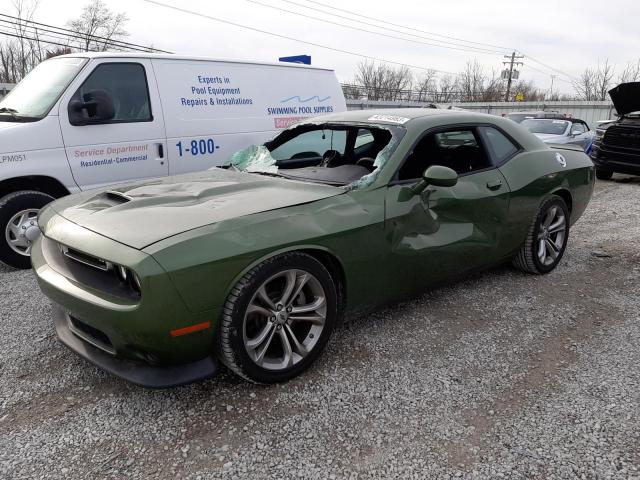 2C3CDZJG9NH227129 - 2022 DODGE CHALLENGER GT GREEN photo 1