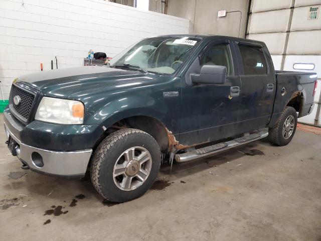 1FTPW14586FB33202 - 2006 FORD F150 SUPERCREW GREEN photo 1