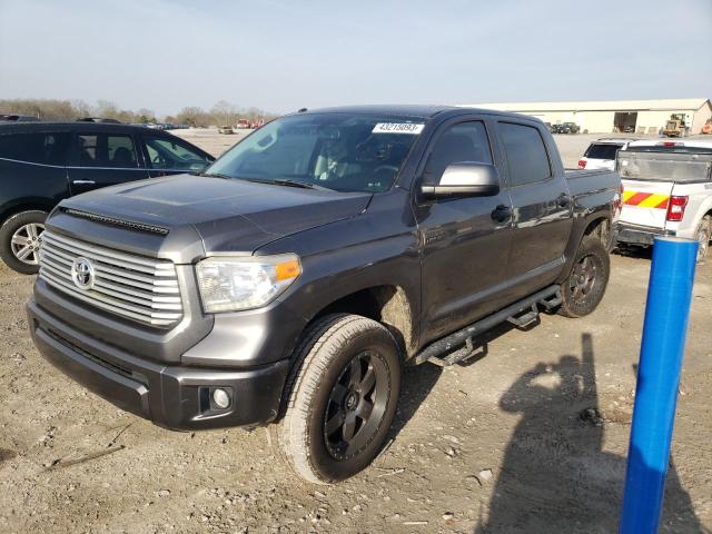 5TFGY5F17EX159083 - 2014 TOYOTA TUNDRA CREWMAX PLATINUM GRAY photo 1