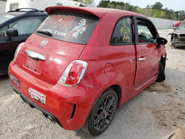 3C3CFFFH9HT682553 - 2017 FIAT 500 ABARTH RED photo 3