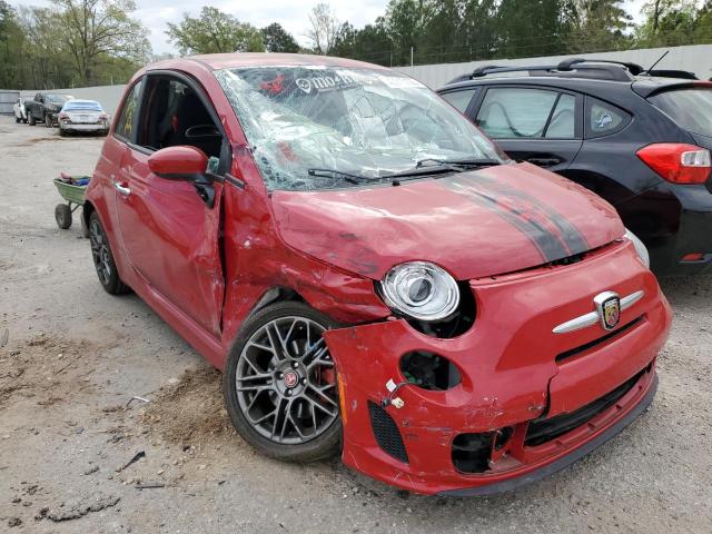 3C3CFFFH9HT682553 - 2017 FIAT 500 ABARTH RED photo 4