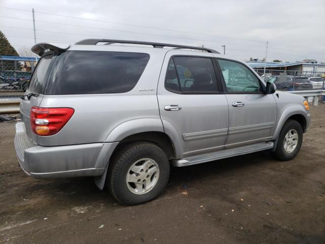 5TDBT48A52S070999 - 2002 TOYOTA SEQUOIA LIMITED SILVER photo 3