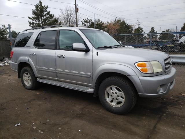 5TDBT48A52S070999 - 2002 TOYOTA SEQUOIA LIMITED SILVER photo 4