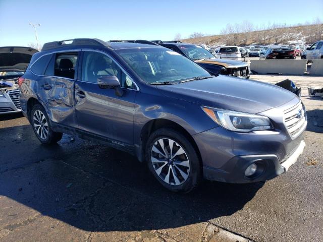 4S4BSANC8F3295458 - 2015 SUBARU OUTBACK 2.5I LIMITED GRAY photo 4