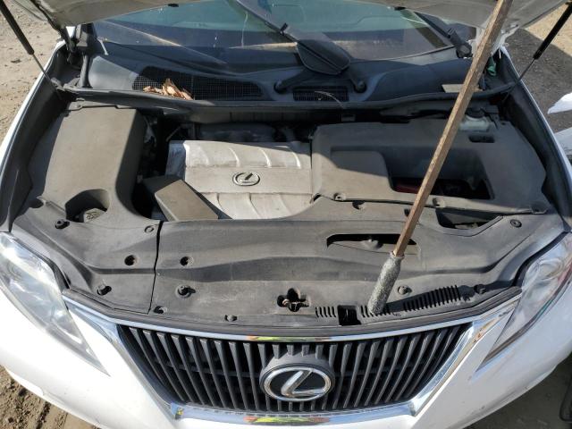 2T2ZK1BA4AC029372 - 2010 LEXUS RX 350 WHITE photo 12