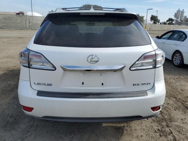 2T2ZK1BA4AC029372 - 2010 LEXUS RX 350 WHITE photo 6