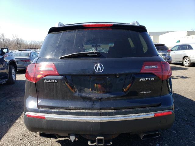 2HNYD2H66CH528728 - 2012 ACURA MDX ADVANCE BLACK photo 6