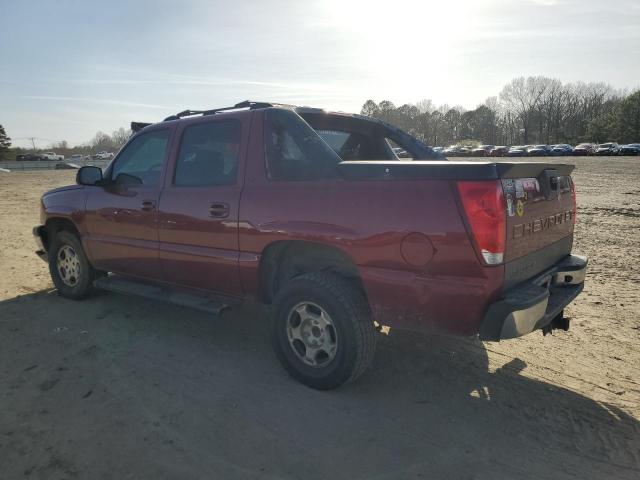 3GNEC12Z15G105218 - 2005 CHEVROLET AVALANCHE C1500 RED photo 2