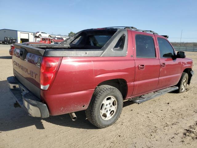3GNEC12Z15G105218 - 2005 CHEVROLET AVALANCHE C1500 RED photo 3