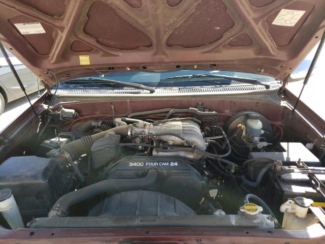 5TBRN34144S437458 - 2004 TOYOTA TUNDRA ACCESS CAB SR5 RED photo 11