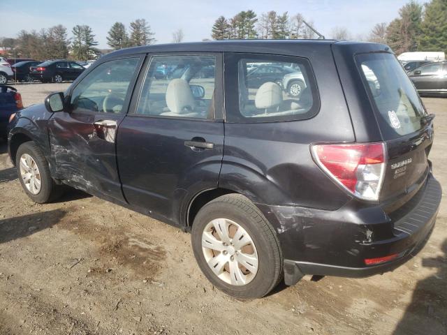 JF2SH61689H748096 - 2009 SUBARU FORESTER 2.5X BLACK photo 2