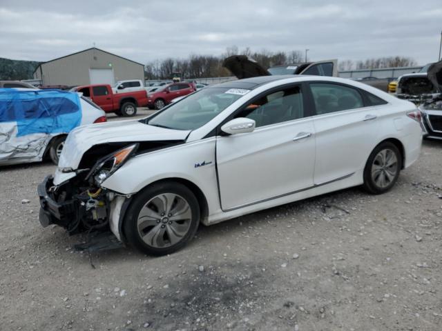 KMHEC4A43DA074904 - 2013 HYUNDAI SONATA HYBRID WHITE photo 1