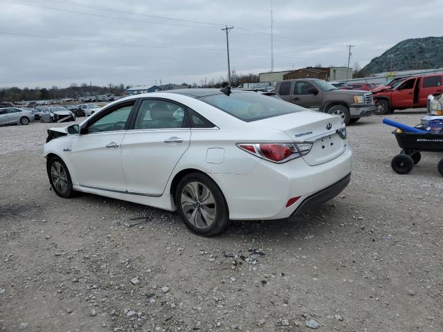 KMHEC4A43DA074904 - 2013 HYUNDAI SONATA HYBRID WHITE photo 2