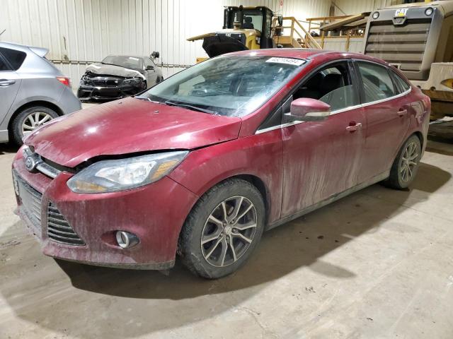 1FADP3J24EL187558 - 2014 FORD FOCUS TITANIUM RED photo 1