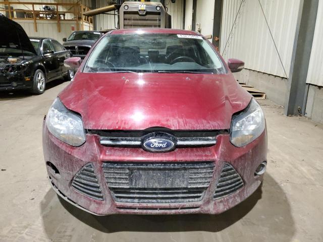 1FADP3J24EL187558 - 2014 FORD FOCUS TITANIUM RED photo 5