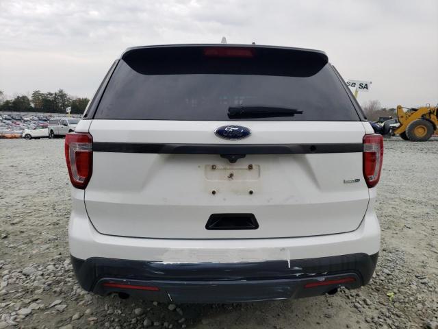1FM5K8AR9GGC14526 - 2016 FORD EXPLORER POLICE INTERCEPTOR თეთრი ფოტო 6