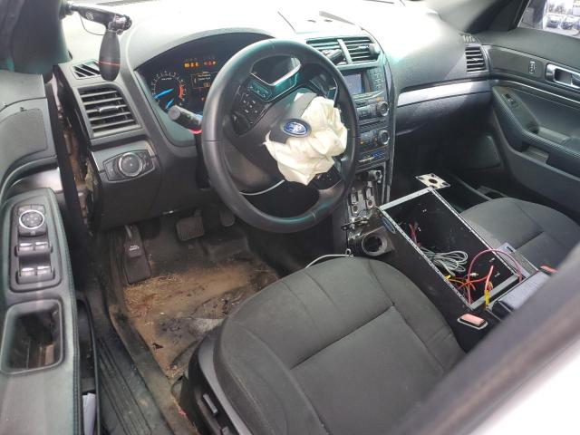 1FM5K8AR9GGC14526 - 2016 FORD EXPLORER POLICE INTERCEPTOR თეთრი ფოტო 8