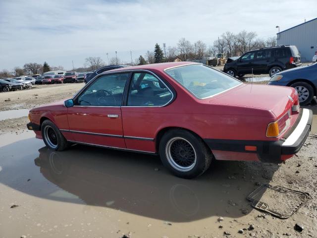 WBAEC7400G0606812 - 1986 BMW 635 CSI RED photo 2