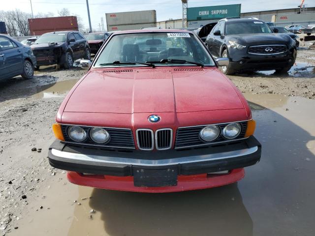 WBAEC7400G0606812 - 1986 BMW 635 CSI RED photo 5