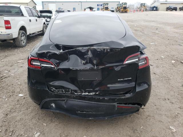 5YJYGAEE1MF199950 - 2021 TESLA MODEL Y BLACK photo 6