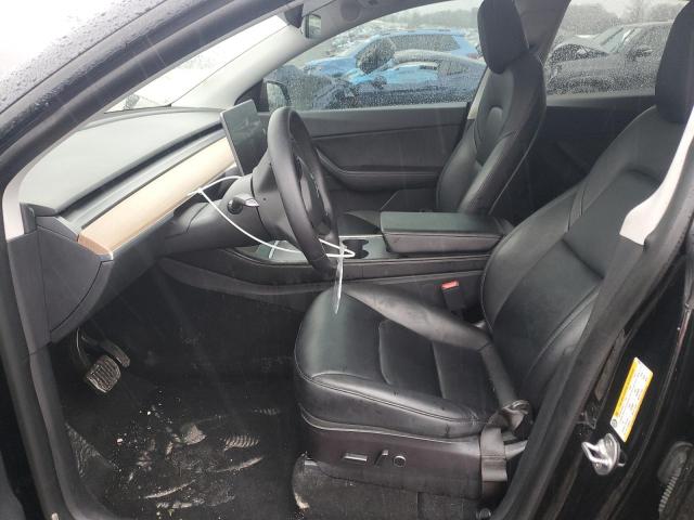 5YJYGAEE1MF199950 - 2021 TESLA MODEL Y BLACK photo 7