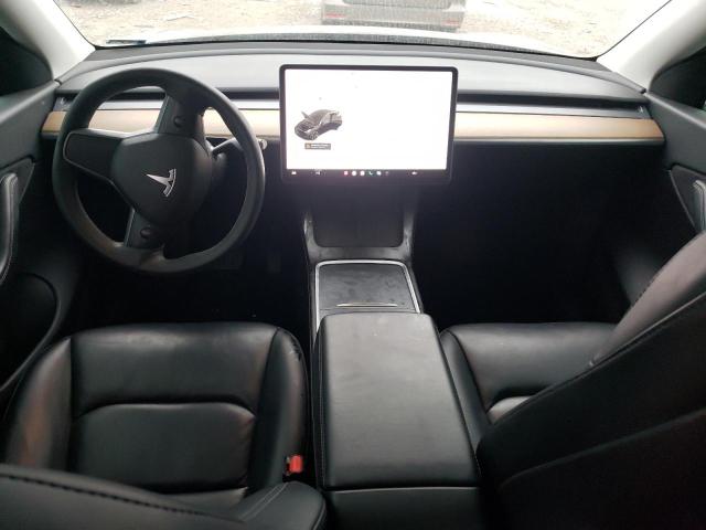 5YJYGAEE1MF199950 - 2021 TESLA MODEL Y BLACK photo 8