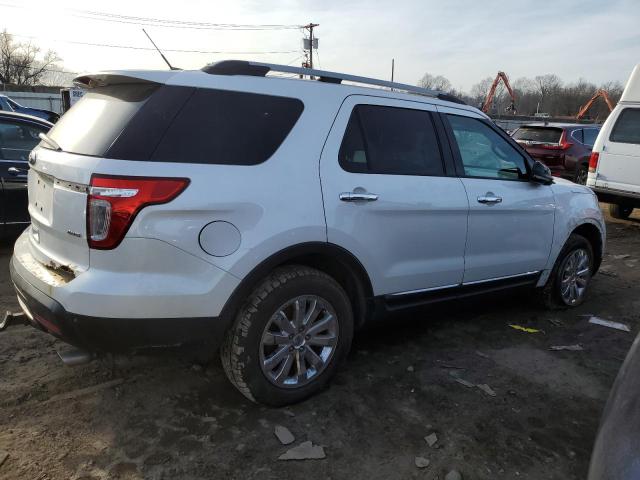 1FM5K8D81DGA03027 - 2013 FORD EXPLORER XLT WHITE photo 3