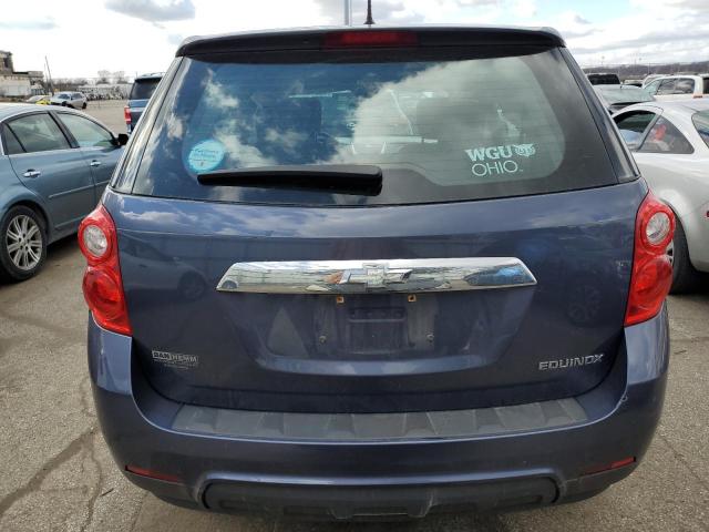 2GNALAEK7E6256458 - 2014 CHEVROLET EQUINOX LS BLUE photo 6