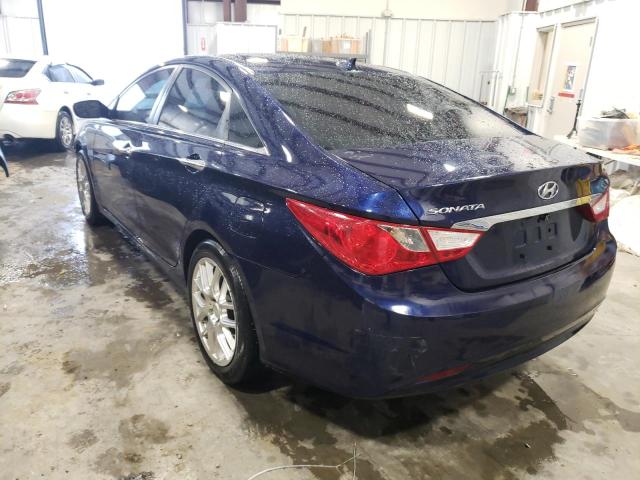 5NPEB4AC9CH481339 - 2012 HYUNDAI SONATA GLS BLUE photo 2