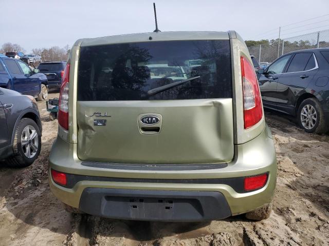 KNDJT2A56C7473317 - 2012 KIA SOUL GREEN photo 6