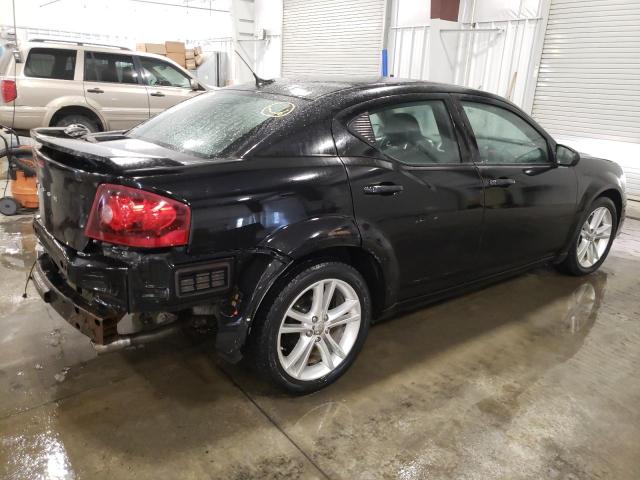 1B3BD1FG0BN593499 - 2011 DODGE AVENGER MAINSTREET BLACK photo 3